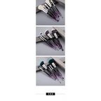 New Luxury Cosmic Color New Luxury Crystal Makeup Brushes Powder Foundation Eyeshadow Eyebrow Cosmetics for Face Fan Make Up Brush Set Stevvex