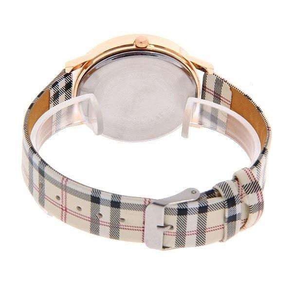 New Luxury Fashion Quartz Ladies Watch Plaid Clock Rose Gold Dial Dress Casual Wristwatch Analog Quartz Watches For Women Fashion Casual Wrist Watch Elegant Dress Watch For Womens Stevvex