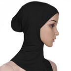 New Luxury Fashion Winter Soft Colorful Inner Hijab Cap Muslim Turban Hijab Caps Muslim Under Scarf  Women Lightweight Hijab Bonnet Muslim Women Elegant Scarf Turbans Head For Women Women's Hijabs Hijab Caps Hat For Women Stevvex