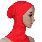 New Luxury Fashion Winter Soft Colorful Inner Hijab Cap Muslim Turban Hijab Caps Muslim Under Scarf  Women Lightweight Hijab Bonnet Muslim Women Elegant Scarf Turbans Head For Women Women's Hijabs Hijab Caps Hat For Women Stevvex