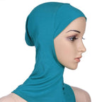 New Luxury Fashion Winter Soft Colorful Inner Hijab Cap Muslim Turban Hijab Caps Muslim Under Scarf  Women Lightweight Hijab Bonnet Muslim Women Elegant Scarf Turbans Head For Women Women's Hijabs Hijab Caps Hat For Women Stevvex