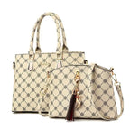 New Luxury Leather Bags Set 2 Pcs Handbag For Women And Girls Stylish Shoulder Gift Bag For Females Stevvex