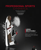 New Luxury Leather Sport Shoes Man Sneakers Running Shoes Men Tennis Male Walking Footwear Trendy Fitness Casual Mens Comfortable Walking Mans Trendy Slip On Sport Sneakers Stevvex