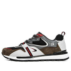 New Luxury Leather Sport Shoes Man Sneakers Running Shoes Men Tennis Male Walking Footwear Trendy Fitness Casual Mens Comfortable Walking Mans Trendy Slip On Sport Sneakers Stevvex