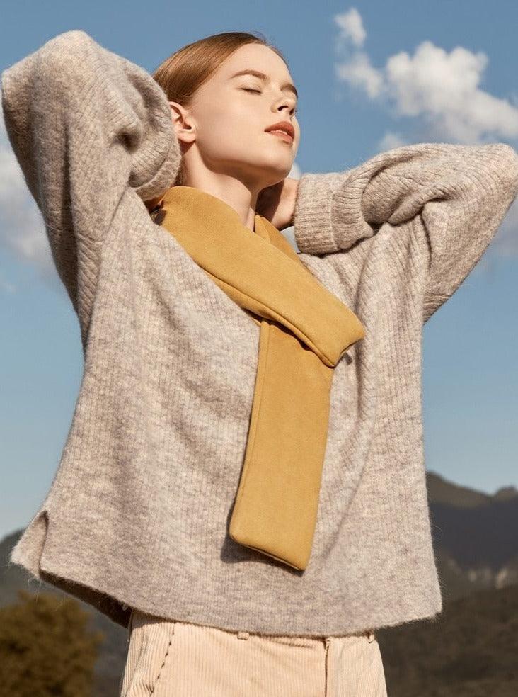 New Luxury Winter Heated Scarf Neck Heating Pad USB Mini Heated Neck Wrap With 3 Levels Electric Heating Warmer Heated Neck Wrap for Women Man Stevvex