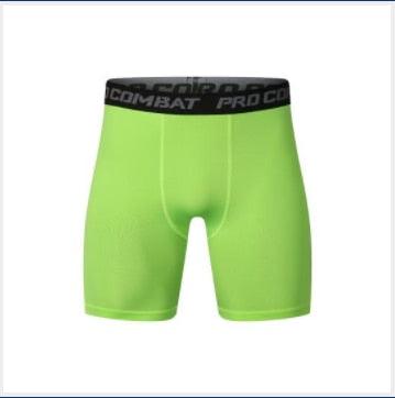 New Male Fitness Quick-Drying Tight Shorts Elastic Compression Leggings Training Pants Men Running Shorts Comfort Black Gray Mens Running Compression Pants Workout Cool Quick Dry Sports Shorts for Running Athletic Underwear Stevvex