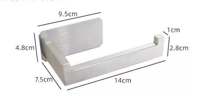 New  Matte Black Toilet Paper Holder Wall Mount Tissue Roll Hanger 304 Stainless Steel Bathroom Accessories Toilet Paper Holder Tissue Roll Holder Hanger Stainless Steel Matte Black Bathroom Lavatory Hardware Wall Mount 14.5cm Stevvex