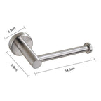 New  Matte Black Toilet Paper Holder Wall Mount Tissue Roll Hanger 304 Stainless Steel Bathroom Accessories Toilet Paper Holder Tissue Roll Holder Hanger Stainless Steel Matte Black Bathroom Lavatory Hardware Wall Mount 14.5cm Stevvex