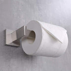 New  Matte Black Toilet Paper Holder Wall Mount Tissue Roll Hanger 304 Stainless Steel Bathroom Accessories Toilet Paper Holder Tissue Roll Holder Hanger Stainless Steel Matte Black Bathroom Lavatory Hardware Wall Mount 14.5cm Stevvex
