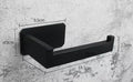 New  Matte Black Toilet Paper Holder Wall Mount Tissue Roll Hanger 304 Stainless Steel Bathroom Accessories Toilet Paper Holder Tissue Roll Holder Hanger Stainless Steel Matte Black Bathroom Lavatory Hardware Wall Mount 14.5cm Stevvex