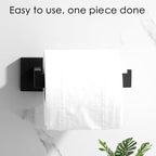 New  Matte Black Toilet Paper Holder Wall Mount Tissue Roll Hanger 304 Stainless Steel Bathroom Accessories Toilet Paper Holder Tissue Roll Holder Hanger Stainless Steel Matte Black Bathroom Lavatory Hardware Wall Mount 14.5cm Stevvex