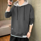 New Men Casual Sweatshirt Hoodies Male Solid Color Pullover Tops Spring Autumn Winter Pullover Floral Print Flannel Check Hoodie Autumn Jackets For Men Stevvex