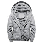 New Men Hoodies Winter Thick Warm Fleece Men Hoodies Coat Sportwear Male Streetwear Men Winter Warm Fleece Sweater Jacket Thick Padded Coat Hoodie Stevvex