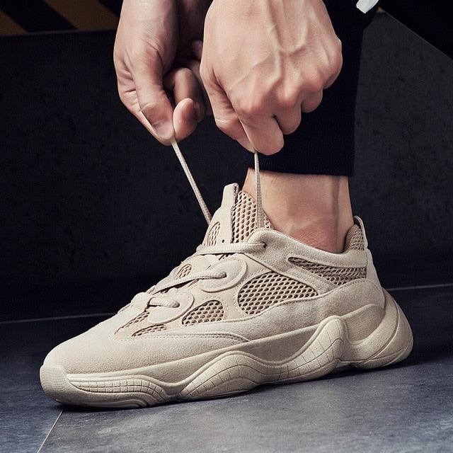 New Men's Breathable Mesh Sneakers Spring Fashion Luxury Shoes Black White Mens Shoes Casual Shoes Modern Sneaker Design Summer Outdoor Running Sneakers Stevvex