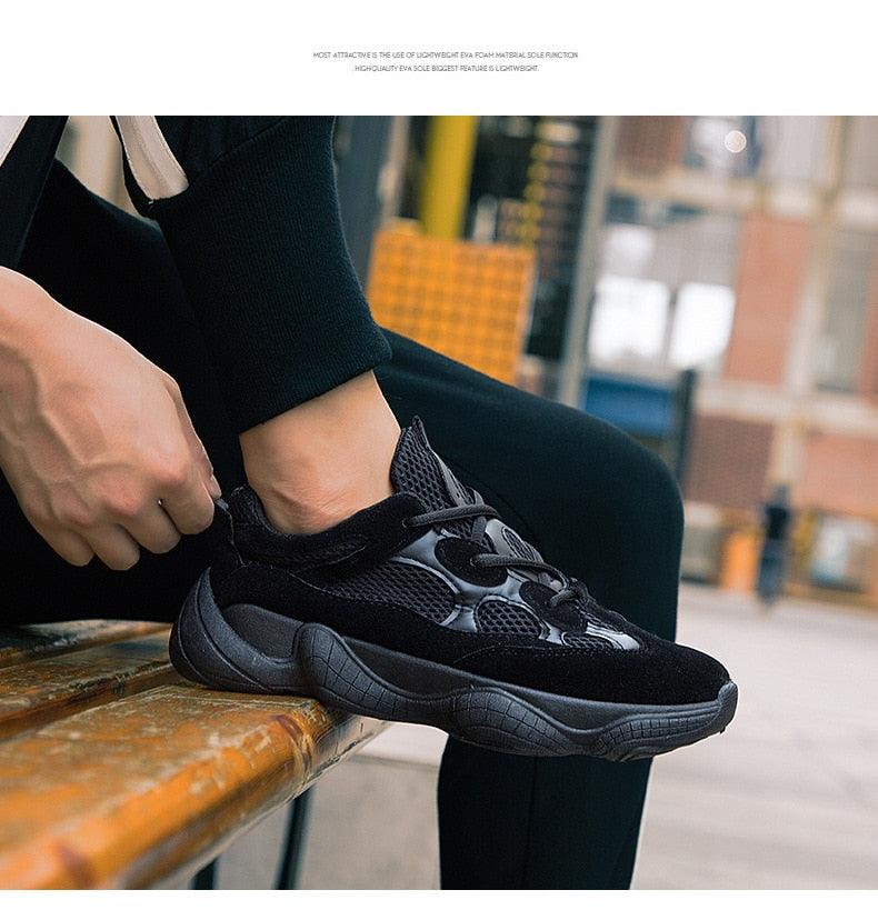 New Men's Breathable Mesh Sneakers Spring Fashion Luxury Shoes Black White Mens Shoes Casual Shoes Modern Sneaker Design Summer Outdoor Running Sneakers Stevvex
