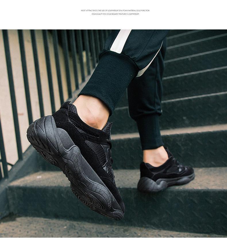 New Men's Breathable Mesh Sneakers Spring Fashion Luxury Shoes Black White Mens Shoes Casual Shoes Modern Sneaker Design Summer Outdoor Running Sneakers Stevvex