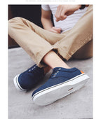 New Men's Flats High Quality Casual Shoes Handmade Shoes Casual Sports Flats Men Lightweight Comfortable Walking Shoes Outdoor Walking Sneakers For Mens