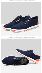 New Men's Flats High Quality Casual Shoes Handmade Shoes Casual Sports Flats Men Lightweight Comfortable Walking Shoes Outdoor Walking Sneakers For Mens
