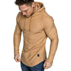 New Men's Solid Color Sweatshirt Fashion Men's Hoodie Epic Spring And Autumn Winter Long Sleeve Sports Hooded Sweatshirt for Running Fishing Hiking Hoodie For Men