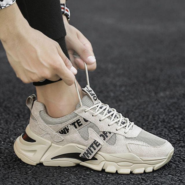 New Men's Spring Summer Breathable Casual Sports High Quality Sneaker Sport Walking Fashion Sneakers High Top Casual Shoes Athletic Walking Mesh Sneakers Stevvex