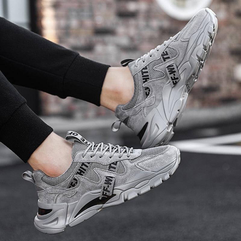 New Men's Spring Summer Breathable Casual Sports High Quality Sneaker Sport Walking Fashion Sneakers High Top Casual Shoes Athletic Walking Mesh Sneakers Stevvex