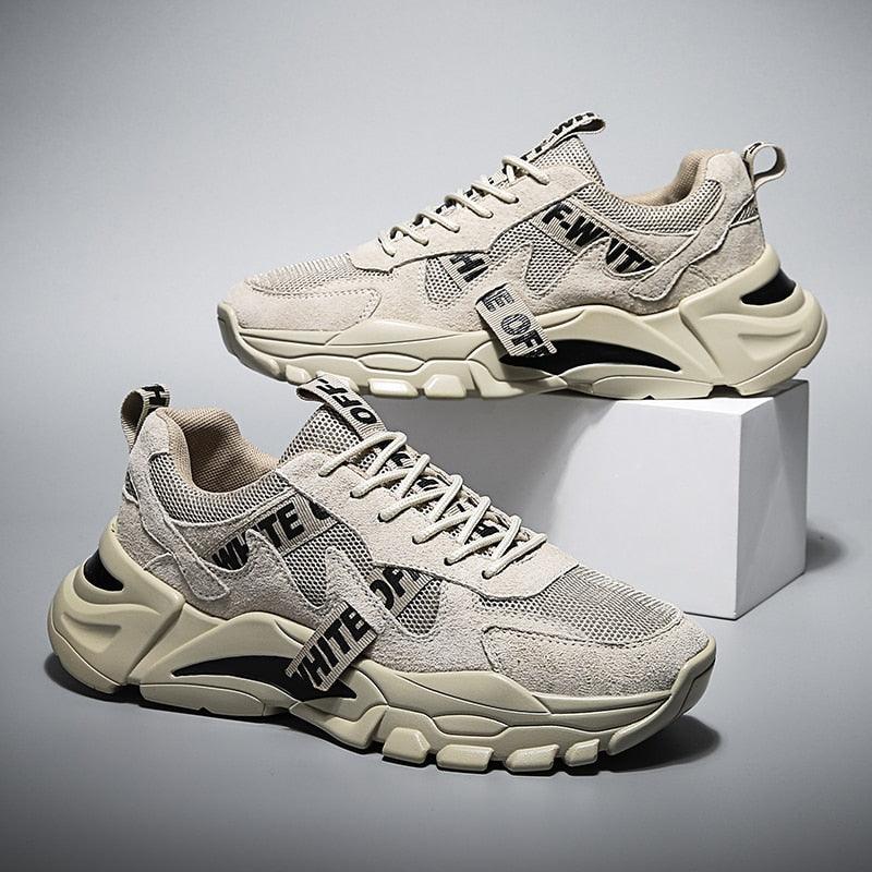 New Men's Spring Summer Breathable Casual Sports High Quality Sneaker Sport Walking Fashion Sneakers High Top Casual Shoes Athletic Walking Mesh Sneakers Stevvex