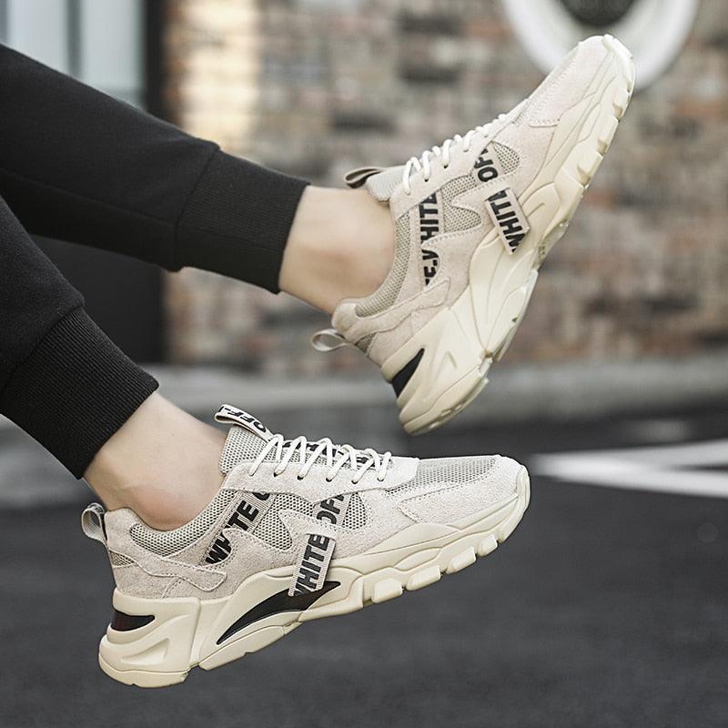 New Men's Spring Summer Breathable Casual Sports High Quality Sneaker Sport Walking Fashion Sneakers High Top Casual Shoes Athletic Walking Mesh Sneakers Stevvex