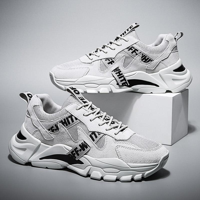 New Men's Spring Summer Breathable Casual Sports High Quality Sneaker Sport Walking Fashion Sneakers High Top Casual Shoes Athletic Walking Mesh Sneakers Stevvex