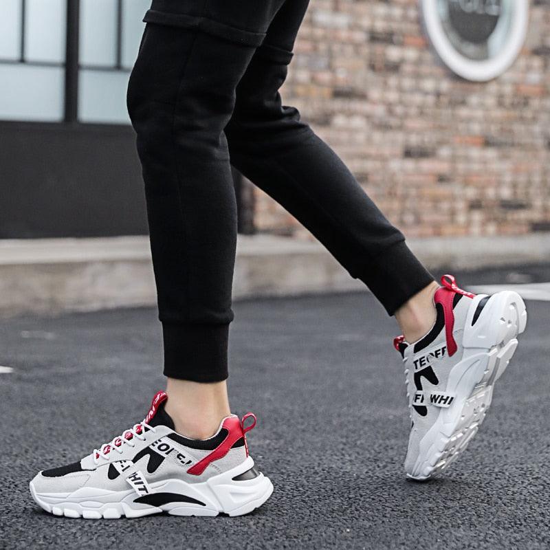 New Men's Spring Summer Breathable Casual Sports High Quality Sneaker Sport Walking Fashion Sneakers High Top Casual Shoes Athletic Walking Mesh Sneakers Stevvex