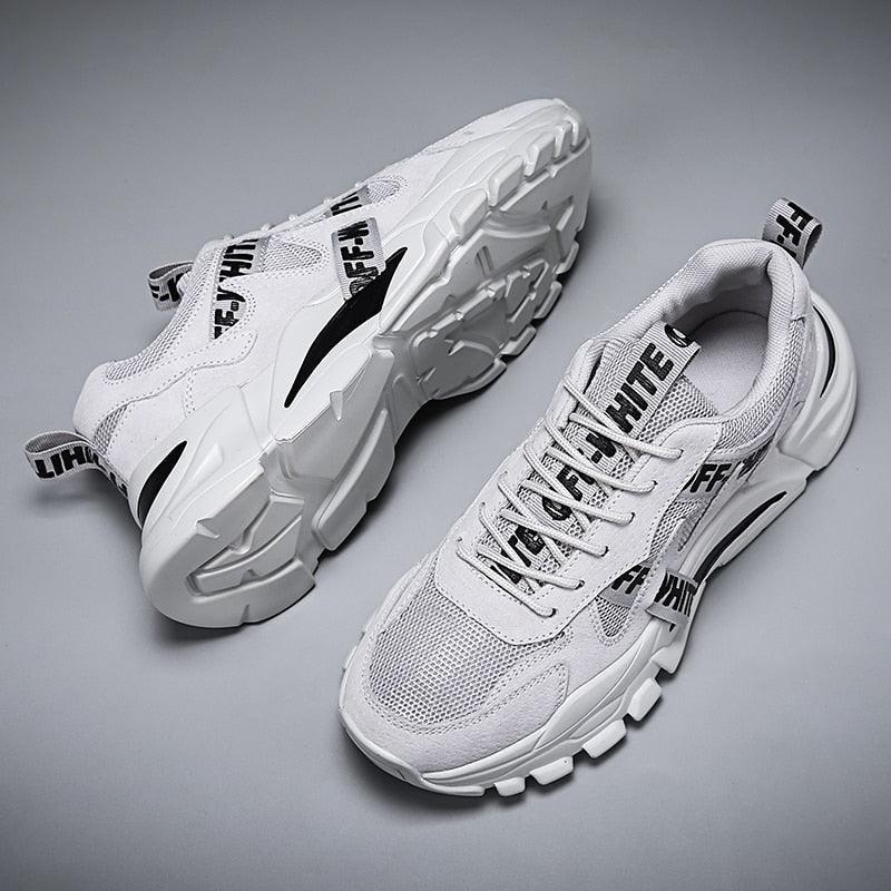 New Men's Spring Summer Breathable Casual Sports High Quality Sneaker Sport Walking Fashion Sneakers High Top Casual Shoes Athletic Walking Mesh Sneakers Stevvex