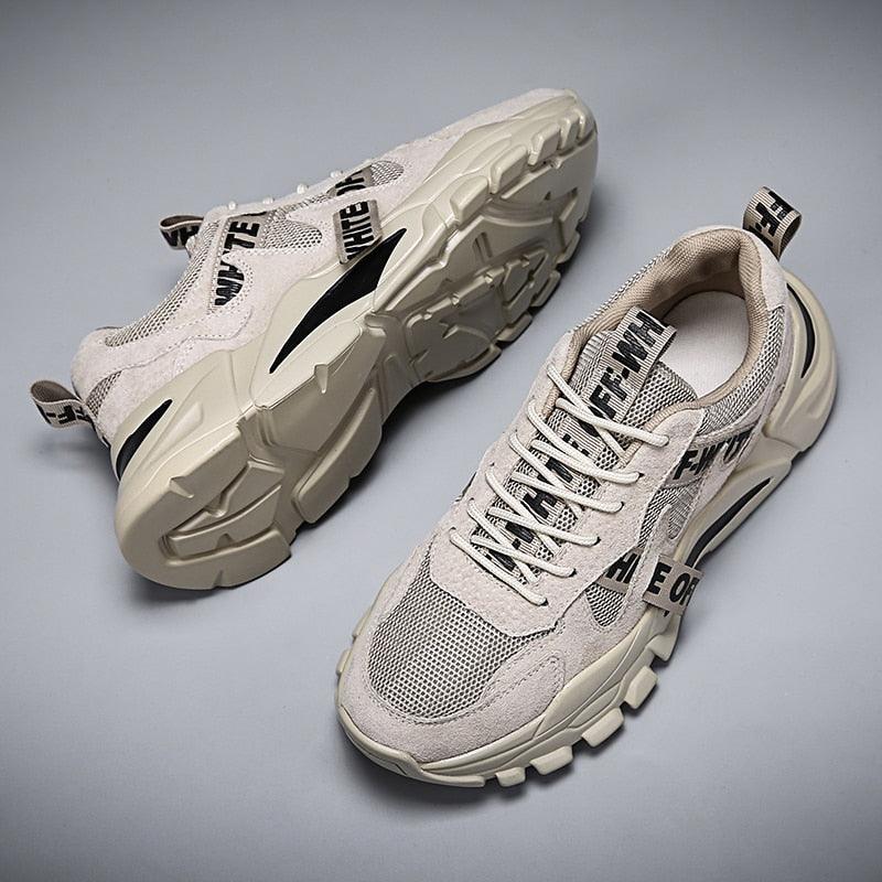 New Men's Spring Summer Breathable Casual Sports High Quality Sneaker Sport Walking Fashion Sneakers High Top Casual Shoes Athletic Walking Mesh Sneakers Stevvex