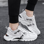New Men's Spring Summer Breathable Casual Sports High Quality Sneaker Sport Walking Fashion Sneakers High Top Casual Shoes Athletic Walking Mesh Sneakers Stevvex