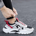 New Men's Spring Summer Breathable Casual Sports High Quality Sneaker Sport Walking Fashion Sneakers High Top Casual Shoes Athletic Walking Mesh Sneakers Stevvex