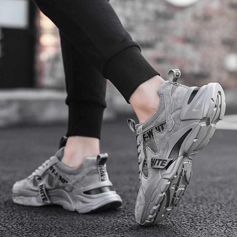 New Men's Spring Summer Breathable Casual Sports High Quality Sneaker Sport Walking Fashion Sneakers High Top Casual Shoes Athletic Walking Mesh Sneakers Stevvex