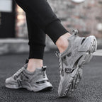 New Men's Spring Summer Breathable Casual Sports High Quality Sneaker Sport Walking Fashion Sneakers High Top Casual Shoes Athletic Walking Mesh Sneakers Stevvex