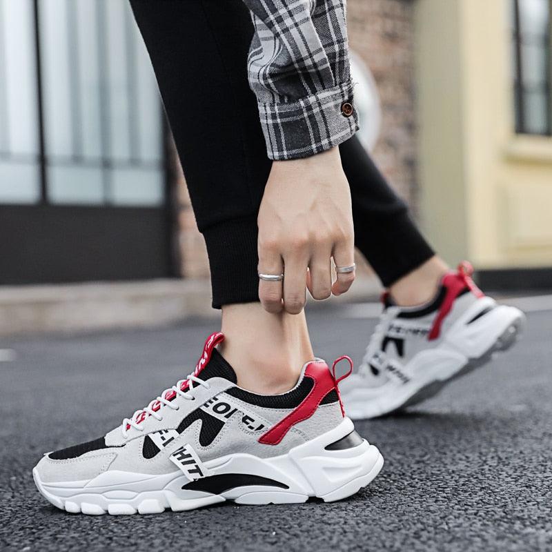 New Men's Spring Summer Breathable Casual Sports High Quality Sneaker Sport Walking Fashion Sneakers High Top Casual Shoes Athletic Walking Mesh Sneakers Stevvex