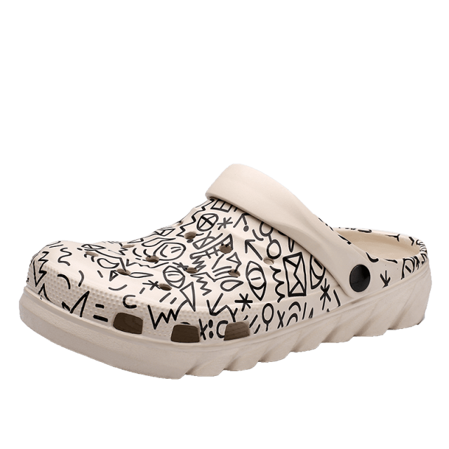 New Men Sandals Shoes Summer Beach Garden Flat Cool Slippers Arch Support Clogs Garden Shoes Slip-On Outdoor Beach Pool Shower Summer Sandals Slippers Stevvex