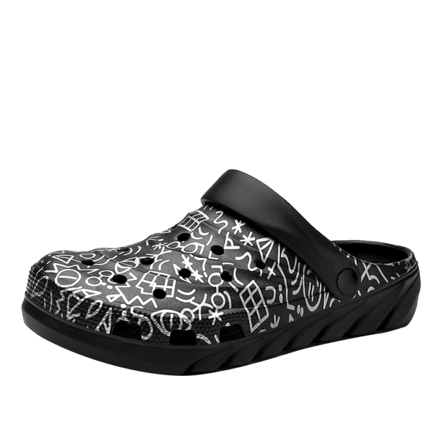New Men Sandals Shoes Summer Beach Garden Flat Cool Slippers Arch Support Clogs Garden Shoes Slip-On Outdoor Beach Pool Shower Summer Sandals Slippers Stevvex