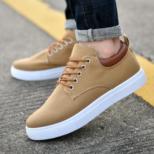 New Mens Canvas Shoes Spring Summer Casual Canvas Shoes Flats Men Shoes Driving Business Shoes Breathable Canvas Shoes Fashion Casual Shoes Fashion Sneakers Breathable Comfort Shoes Stevvex