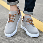 New Mens Canvas Shoes Spring Summer Casual Canvas Shoes Flats Men Shoes Driving Business Shoes Breathable Canvas Shoes Fashion Casual Shoes Fashion Sneakers Breathable Comfort Shoes Stevvex