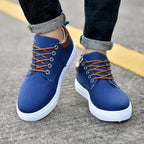 New Mens Canvas Shoes Spring Summer Casual Canvas Shoes Flats Men Shoes Driving Business Shoes Breathable Canvas Shoes Fashion Casual Shoes Fashion Sneakers Breathable Comfort Shoes Stevvex