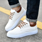 New Mens Canvas Shoes Spring Summer Casual Canvas Shoes Flats Men Shoes Driving Business Shoes Breathable Canvas Shoes Fashion Casual Shoes Fashion Sneakers Breathable Comfort Shoes Stevvex