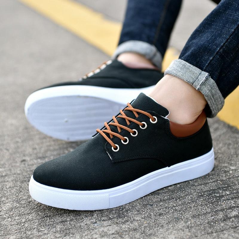 New Mens Canvas Shoes Spring Summer Casual Canvas Shoes Flats Men Shoes Driving Business Shoes Breathable Canvas Shoes Fashion Casual Shoes Fashion Sneakers Breathable Comfort Shoes Stevvex