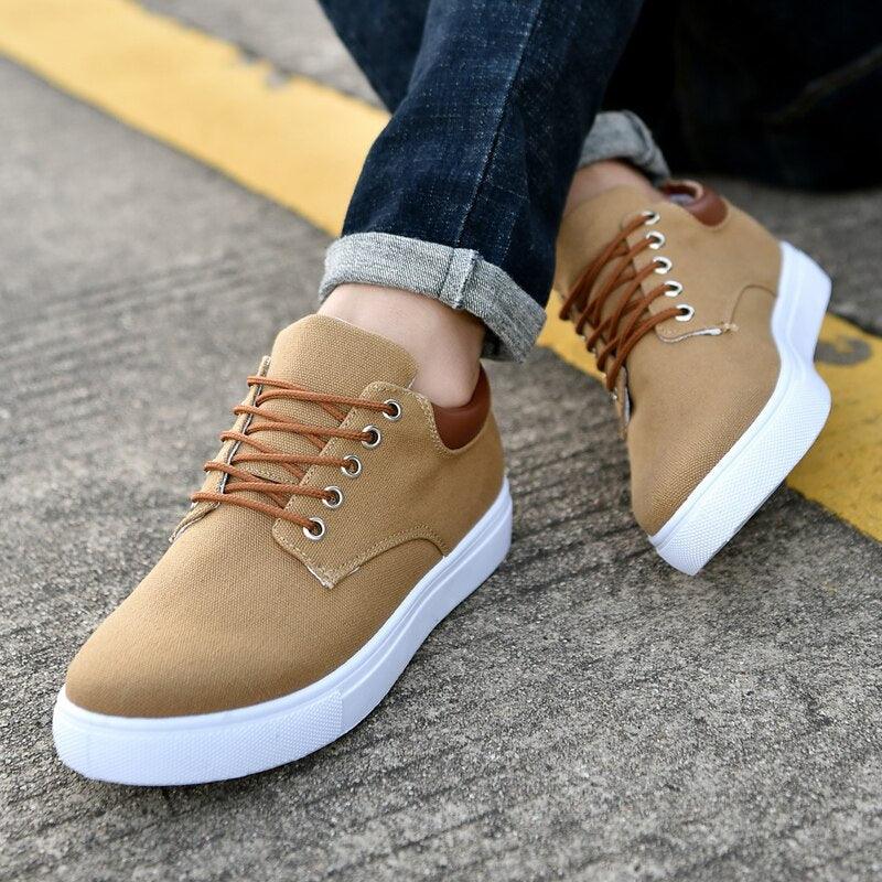 New Mens Canvas Shoes Spring Summer Casual Canvas Shoes Flats Men Shoes Driving Business Shoes Breathable Canvas Shoes Fashion Casual Shoes Fashion Sneakers Breathable Comfort Shoes Stevvex
