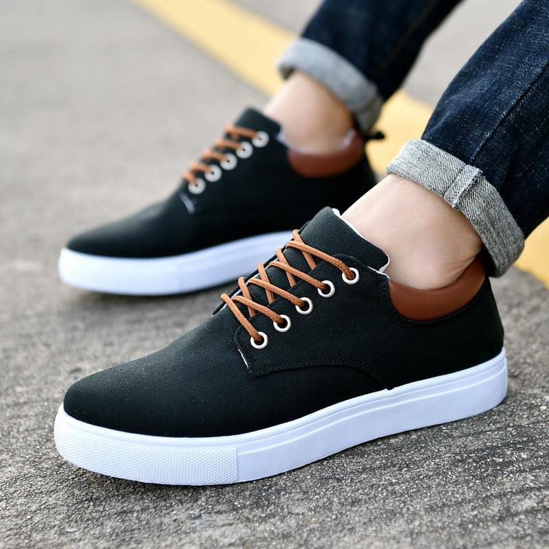 New Mens Canvas Shoes Spring Summer Casual Canvas Shoes Flats Men Shoes Driving Business Shoes Breathable Canvas Shoes Fashion Casual Shoes Fashion Sneakers Breathable Comfort Shoes Stevvex