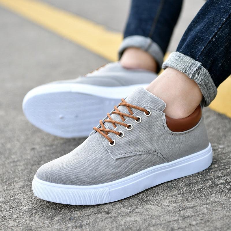 New Mens Canvas Shoes Spring Summer Casual Canvas Shoes Flats Men Shoes Driving Business Shoes Breathable Canvas Shoes Fashion Casual Shoes Fashion Sneakers Breathable Comfort Shoes Stevvex