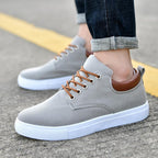 New Mens Canvas Shoes Spring Summer Casual Canvas Shoes Flats Men Shoes Driving Business Shoes Breathable Canvas Shoes Fashion Casual Shoes Fashion Sneakers Breathable Comfort Shoes Stevvex