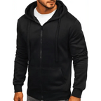 New Mens Casual Hoodies Sweatshirts Male Hooded Long Sleeve Solid Hoodie Pullover Sweater Sports Sweatshirt Hoodie for Men Black Green Solid Color Hooded Outerwear Tops Stevvex