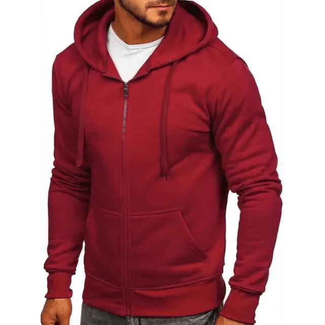 New Mens Casual Hoodies Sweatshirts Male Hooded Long Sleeve Solid Hoodie Pullover Sweater Sports Sweatshirt Hoodie for Men Black Green Solid Color Hooded Outerwear Tops Stevvex