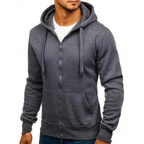 New Mens Casual Hoodies Sweatshirts Male Hooded Long Sleeve Solid Hoodie Pullover Sweater Sports Sweatshirt Hoodie for Men Black Green Solid Color Hooded Outerwear Tops Stevvex